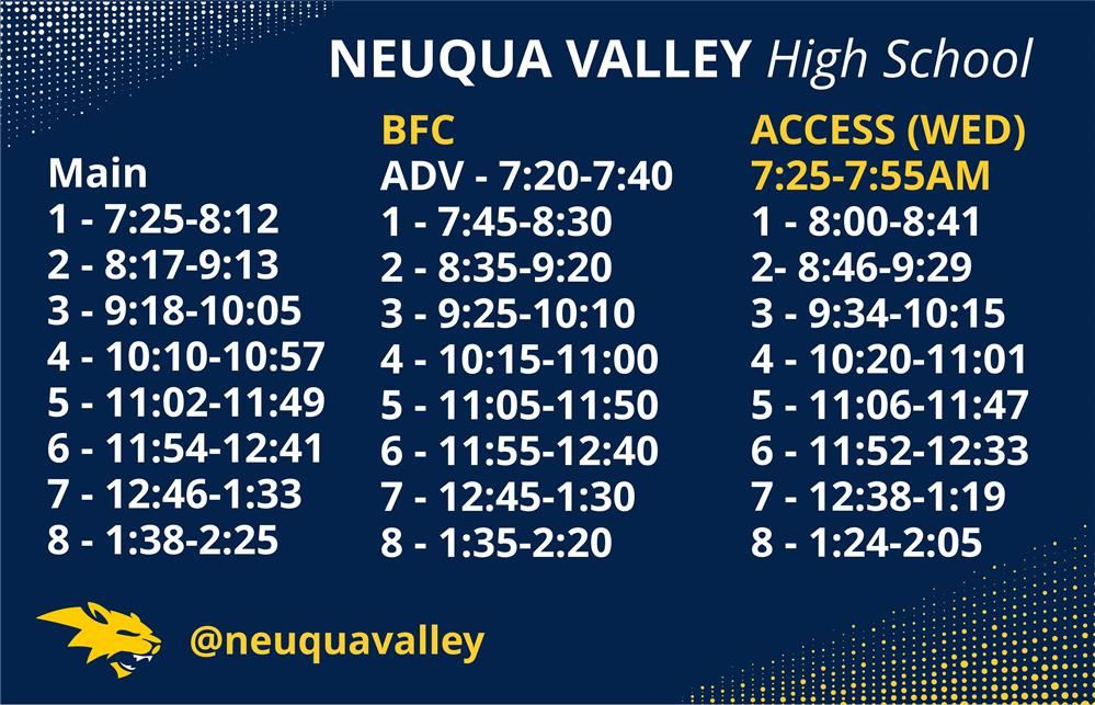 Bell Schedule / Overview
